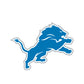 Sheet of 5 -Detroit Lions:   Logo Minis        - Officially Licensed NFL Removable Wall   Adhesive Decal