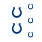 Sheet of 5 -Indianapolis Colts:   Logo Minis        - Officially Licensed NFL Removable Wall   Adhesive Decal