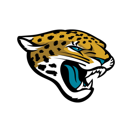 Sheet of 5 -Jacksonville Jaguars:   Logo Minis        - Officially Licensed NFL Removable Wall   Adhesive Decal