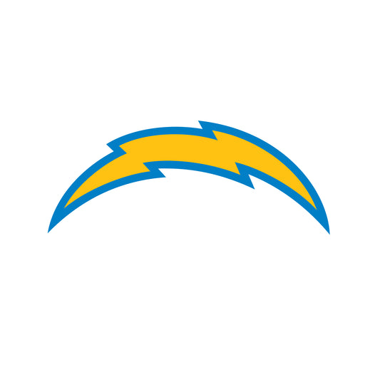 Sheet of 5 -Los Angeles Chargers:   Logo Minis        - Officially Licensed NFL Removable Wall   Adhesive Decal