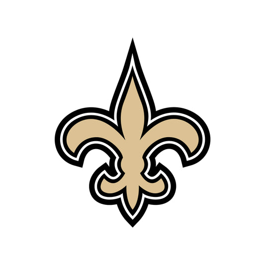 Sheet of 5 -New Orleans Saints:   Logo Minis        - Officially Licensed NFL Removable Wall   Adhesive Decal