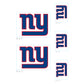 Sheet of 5 -New York Giants:   Logo Minis        - Officially Licensed NFL Removable Wall   Adhesive Decal