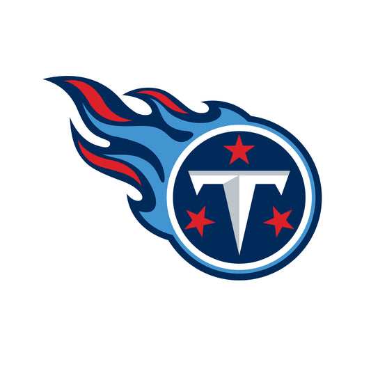 Sheet of 5 -Tennessee Titans:   Logo Minis        - Officially Licensed NFL Removable Wall   Adhesive Decal