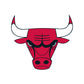 Sheet of 5 -Chicago Bulls:   Logos Mini        - Officially Licensed NBA Removable Wall   Adhesive Decal