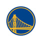 Sheet of 5 -Golden State Warriors:   Logos Mini        - Officially Licensed NBA Removable Wall   Adhesive Decal