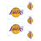 Sheet of 5 -Los Angeles Lakers:   Logos Mini        - Officially Licensed NBA Removable Wall   Adhesive Decal