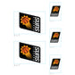 Sheet of 5 -Phoenix Suns:   Logos Mini        - Officially Licensed NBA Removable Wall   Adhesive Decal