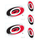 Sheet of 5 -Carolina Hurricanes:   Logo Minis        - Officially Licensed NHL Removable    Adhesive Decal