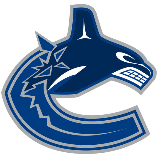 Sheet of 5 -Vancouver Canucks:   Logo Minis        - Officially Licensed NHL Removable    Adhesive Decal