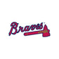 Sheet of 5 -Atlanta Braves:   Logo Minis        - Officially Licensed MLB Removable Wall   Adhesive Decal