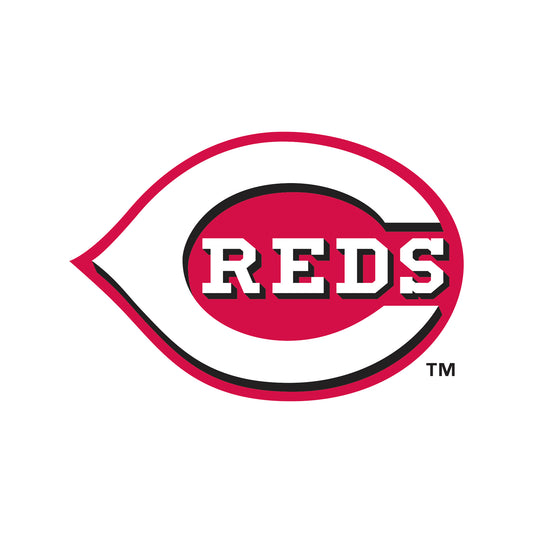 Sheet of 5 -Cincinnati Reds:   Logo Minis        - Officially Licensed MLB Removable Wall   Adhesive Decal