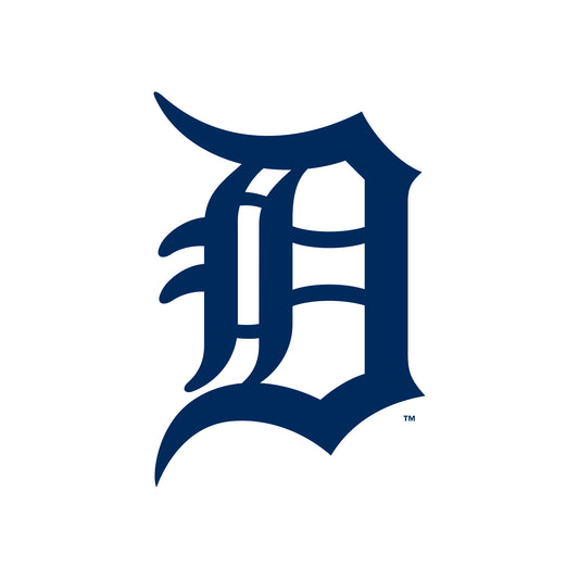 Sheet of 5 -Detroit Tigers:   Logo Minis        - Officially Licensed MLB Removable Wall   Adhesive Decal