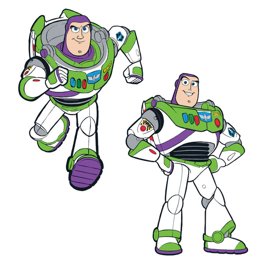 Sheet of 4 -TOY STORY: Buzz Minis        - Officially Licensed Disney Removable Wall   Adhesive Decal