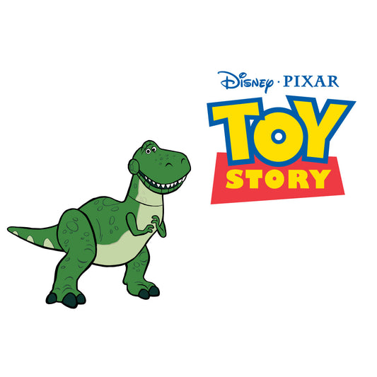 Sheet of 4 -TOY STORY: Rex Minis        - Officially Licensed Disney Removable Wall   Adhesive Decal