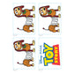 Sheet of 4 -TOY STORY: Slinky Dog Minis        - Officially Licensed Disney Removable Wall   Adhesive Decal