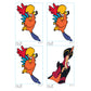 Sheet of 4 -Aladdin: Iago Minis        - Officially Licensed Disney Removable Wall   Adhesive Decal
