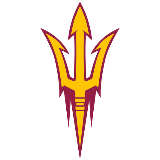 Sheet of 5 -Arizona State U: Arizona State Sun Devils  Logo Minis        - Officially Licensed NCAA Removable    Adhesive Decal