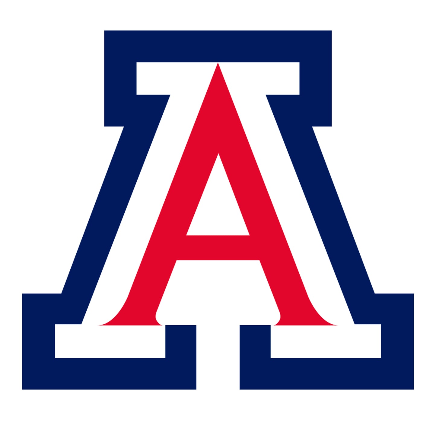 Sheet of 5 -U of Arizona: Arizona Wildcats  Logo Minis        - Officially Licensed NCAA Removable    Adhesive Decal