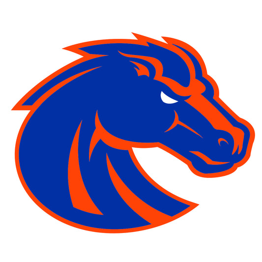 Sheet of 5 -Boise State U: Boise State Broncos  Logo Minis        - Officially Licensed NCAA Removable    Adhesive Decal