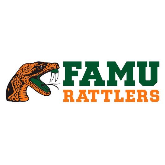 Sheet of 5 - Florida A&M U: Florida A&M Rattlers  Logo Minis        - Officially Licensed NCAA Removable    Adhesive Decal