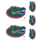 Sheet of 5 -U of Florida: Florida Gators  Logo Minis        - Officially Licensed NCAA Removable    Adhesive Decal