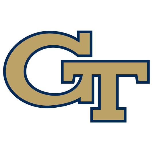 Sheet of 5 -Georgia Tech: Georgia Tech Yellow Jackets  Logo Minis        - Officially Licensed NCAA Removable    Adhesive Decal