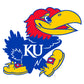 Sheet of 5 -U of Kansas: Kansas Jayhawks  Logo Minis        - Officially Licensed NCAA Removable    Adhesive Decal