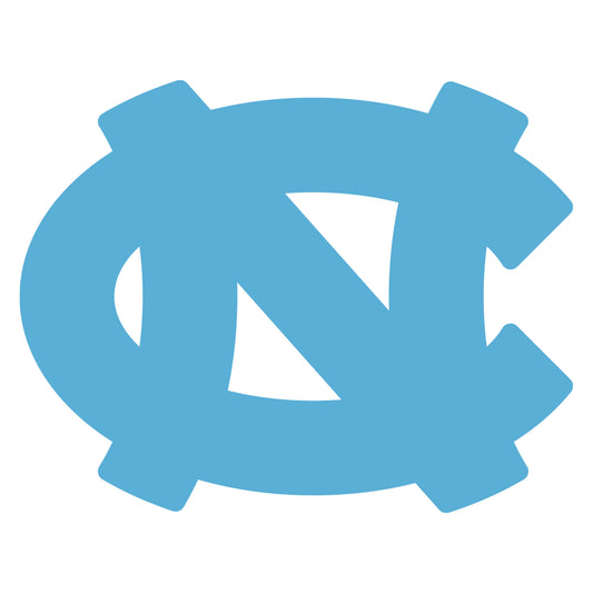 Sheet of 5 -U of North Carolina: North Carolina Tar Heels  Logo Minis        - Officially Licensed NCAA Removable    Adhesive Decal
