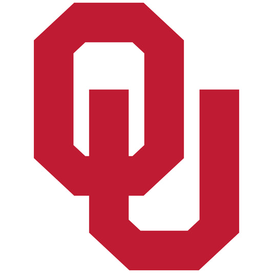 Sheet of 5 -U of Oklahoma: Oklahoma Sooners  Logo Minis        - Officially Licensed NCAA Removable    Adhesive Decal
