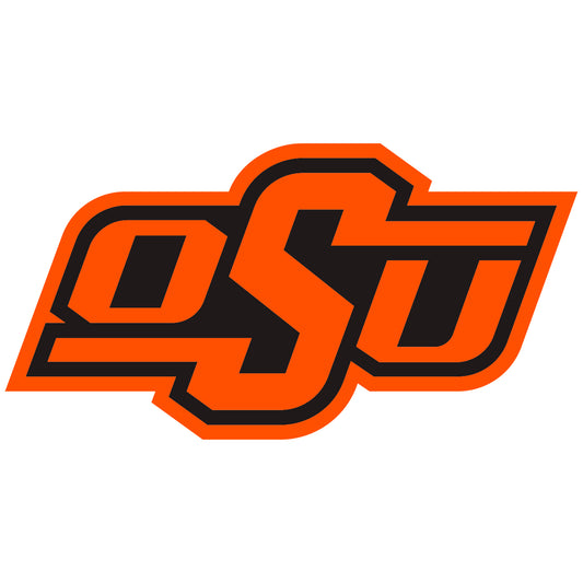 Sheet of 5 -Oklahoma State U: Oklahoma State Cowboys  Logo Minis        - Officially Licensed NCAA Removable    Adhesive Decal