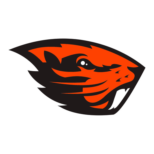 Sheet of 5 -Oregon State U: Oregon State Beavers  Logo Minis        - Officially Licensed NCAA Removable    Adhesive Decal