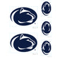 Sheet of 5 -Penn State U: Penn State Nittany Lions  Logo Minis        - Officially Licensed NCAA Removable    Adhesive Decal
