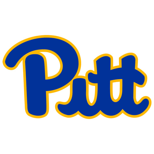 Sheet of 5 -U of Pittsburgh: Pittsburgh Panthers  Logo Minis        - Officially Licensed NCAA Removable    Adhesive Decal