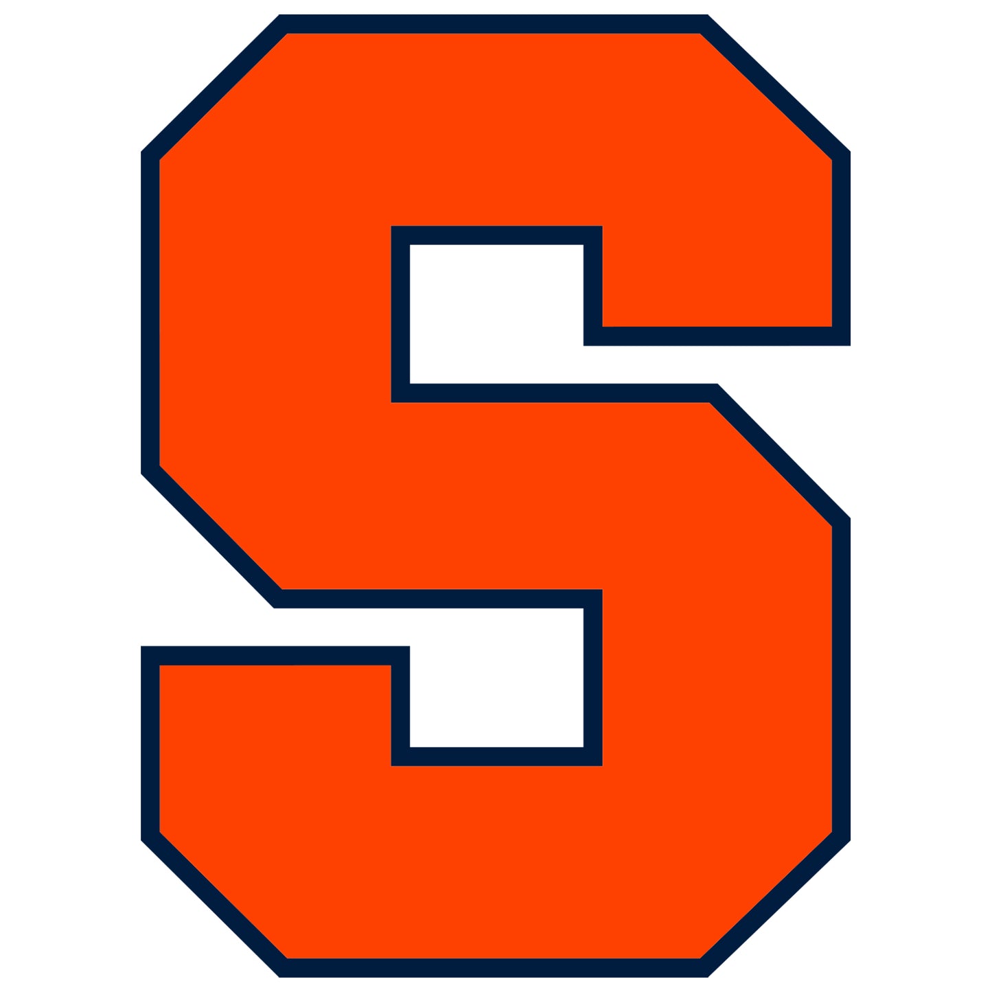 Sheet of 5 -Syracuse U: Syracuse Orange  Logo Minis        - Officially Licensed NCAA Removable    Adhesive Decal