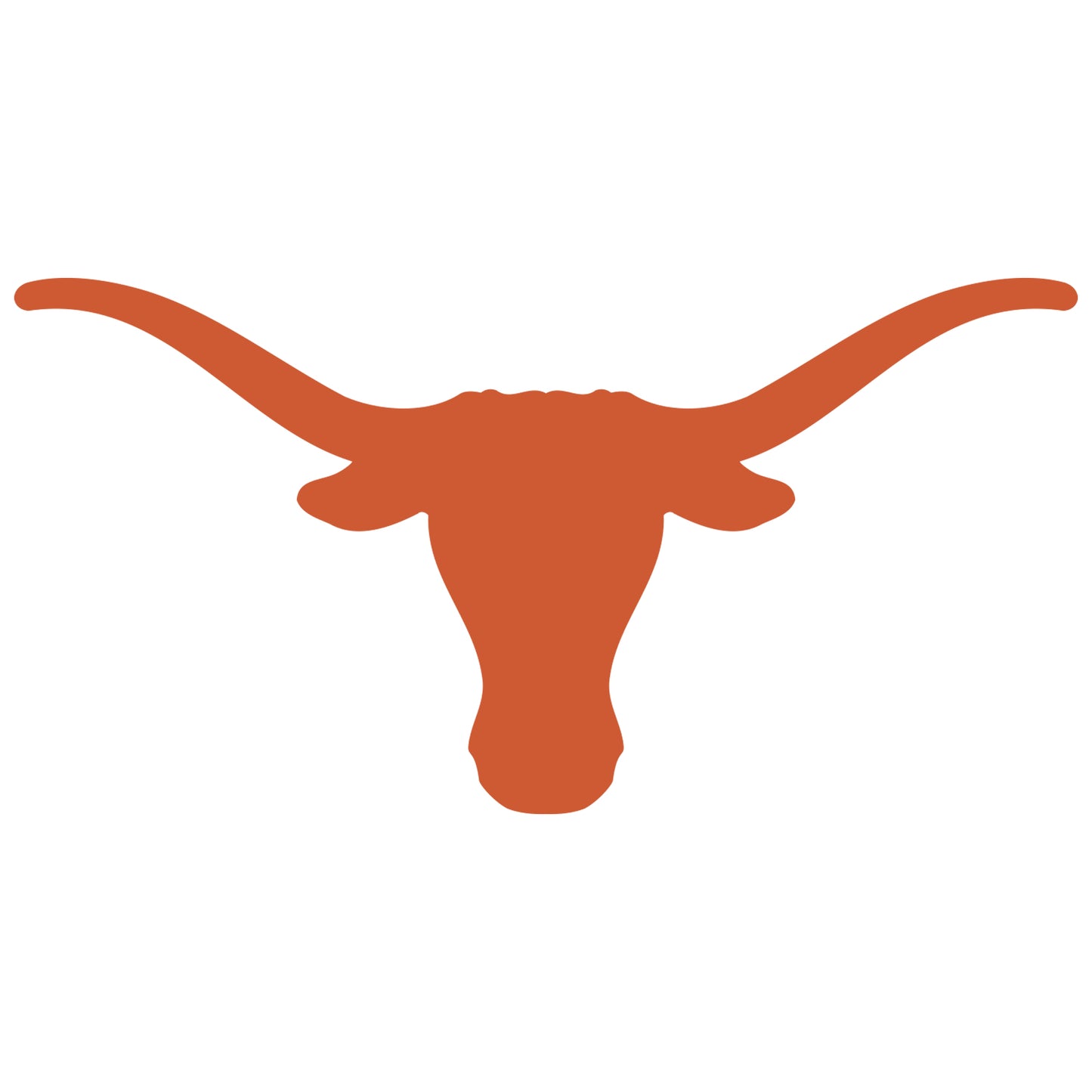 Sheet of 5 -U of Texas: Texas Longhorns  Logo Minis        - Officially Licensed NCAA Removable    Adhesive Decal
