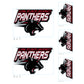 Clark Atlanta Panthers - 5 Logo Minis (Mixed Sizes) - Official NCAA - Reusable Vinyl Decals