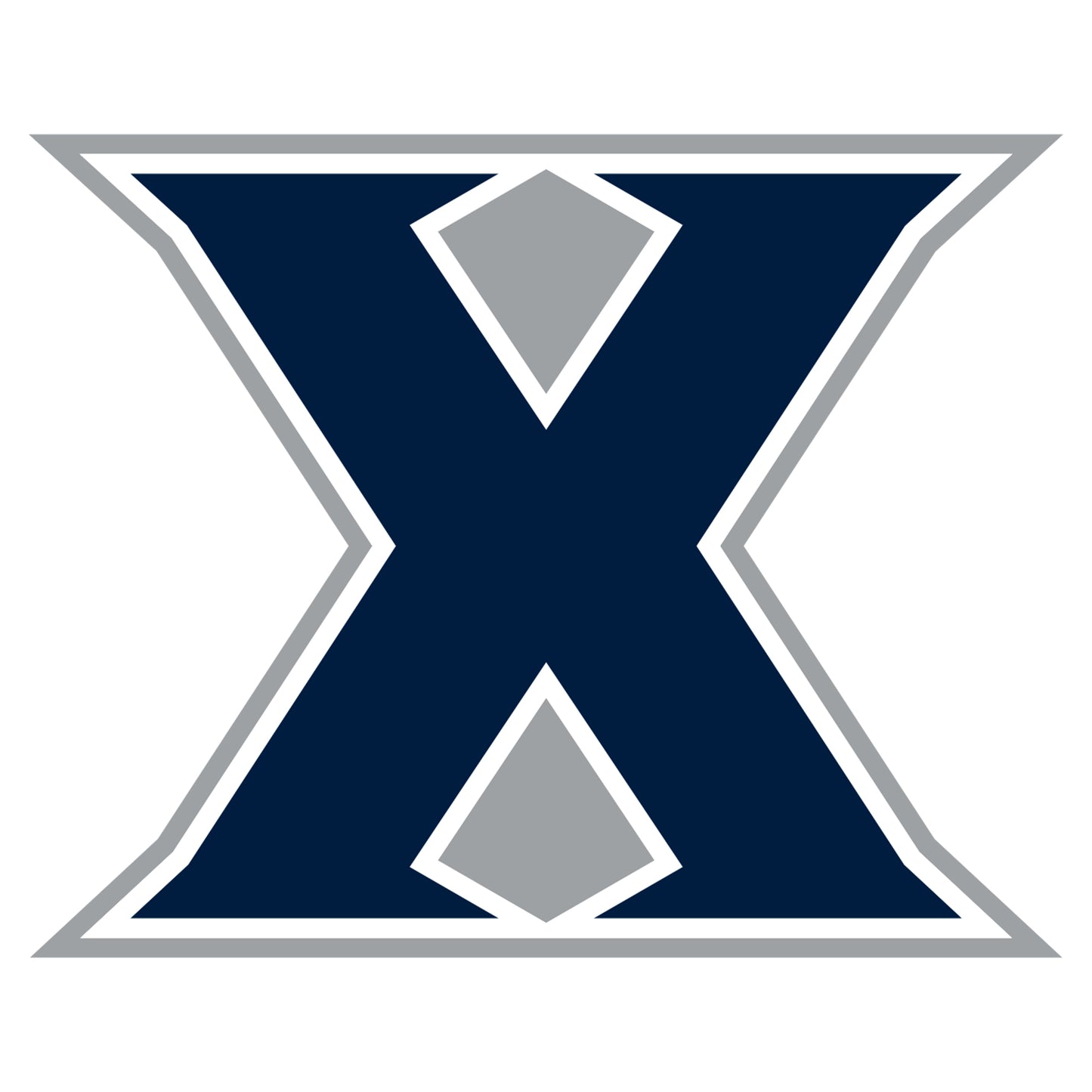 Sheet of 5 -Xavier U: Xavier Musketeers  Logo Minis        - Officially Licensed NCAA Removable    Adhesive Decal