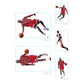 Sheet of 5 -Chicago Bulls: Michael Jordan  Combo MINIS        - Officially Licensed NBA Removable    Adhesive Decal