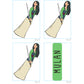 Sheet of 4 -Princesses: Mulan Minis        - Officially Licensed Disney Removable Wall   Adhesive Decal