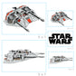 Sheet of 5 - Snowspeeder Minis        - Officially Licensed Star Wars Removable    Adhesive Decal