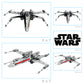 Sheet of 5 - X-Wing Minis        - Officially Licensed Star Wars Removable    Adhesive Decal