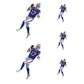 Sheet of 5 -Buffalo Bills: Josh Allen Player MINIS - Officially Licensed NFL Removable Adhesive Decal