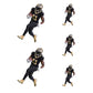 Sheet of 5 -New Orleans Saints: Alvin Kamara Player MINIS - Officially Licensed NFL Removable Adhesive Decal