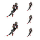 Sheet of 5 -Tampa Bay Buccaneers: Tom Brady Player MINIS - Officially Licensed NFL Removable Adhesive Decal