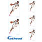 Sheet of 5 -Memphis Grizzlies: Ja Morant MINIS - Officially Licensed NBA Removable Adhesive Decal