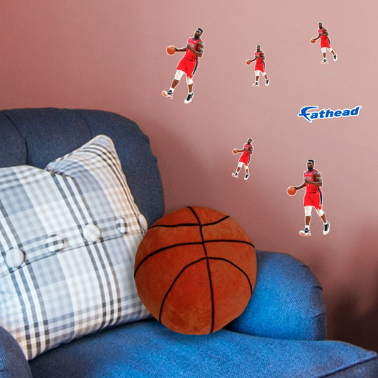 Sheet of 5 -New Orleans Pelicans: Zion Williamson MINIS - Officially Licensed NBA Removable Adhesive Decal