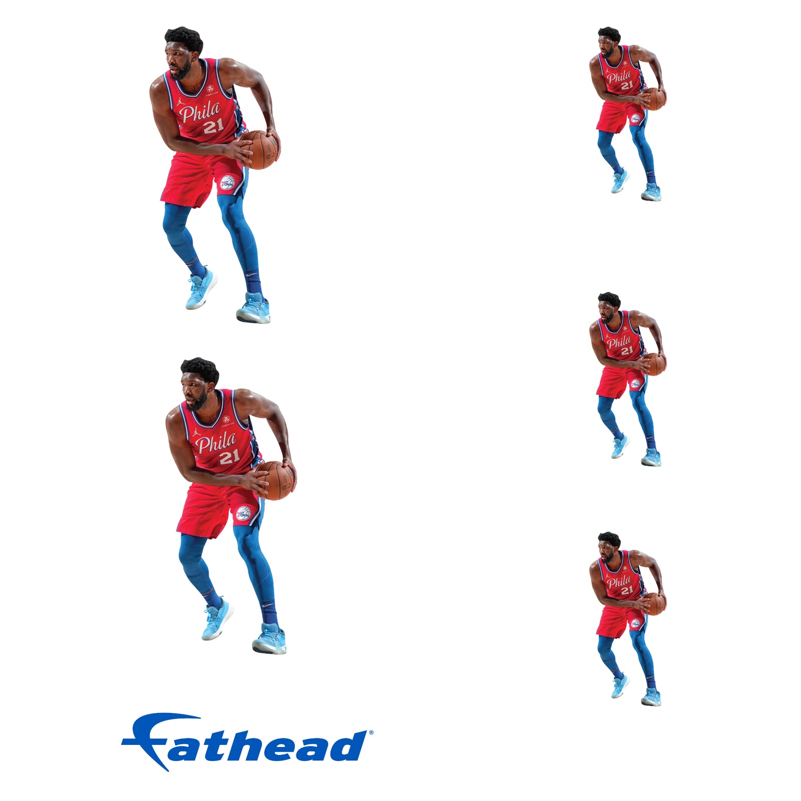 Joel Embiid - 5 Minis (Mixed Sizes) - Official NBA - Philadelphia 76er ...