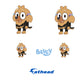 Bluey: Missy Minis - Officially Licensed BBC Removable Adhesive Decal