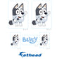 Bluey: Muffin Minis - Officially Licensed BBC Removable Adhesive Decal