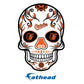 Sheet of 5 -Baltimore Orioles: Skull Minis - Officially Licensed MLB Removable Adhesive Decal